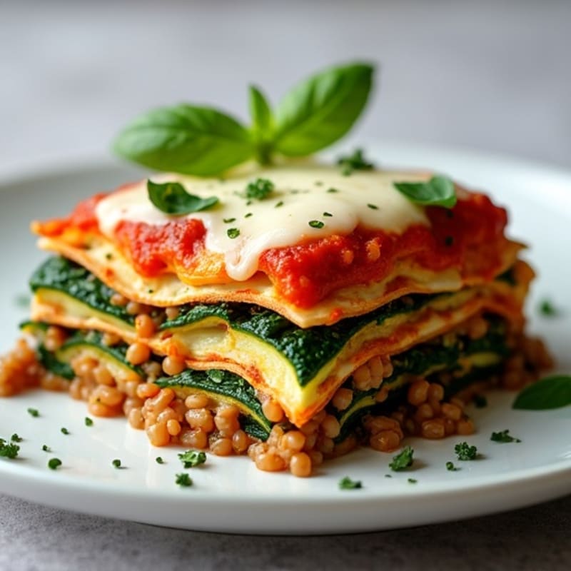 Healthy Layered Veggie Lasagna