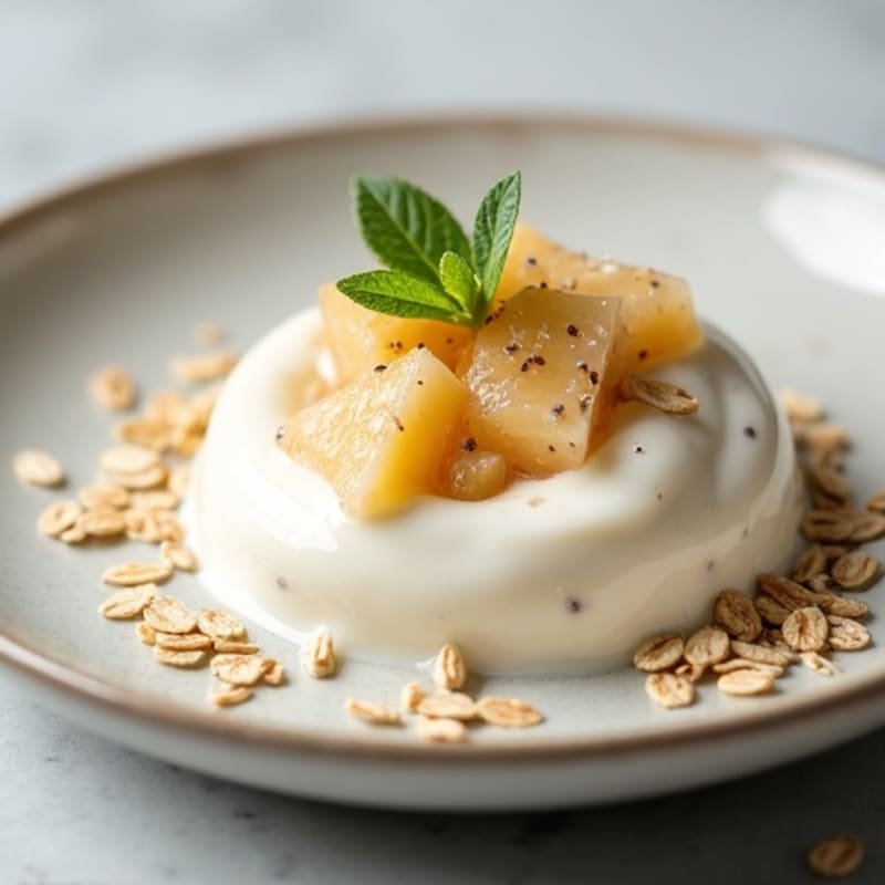 Silky Vanilla Greek Yogurt Protein Pudding