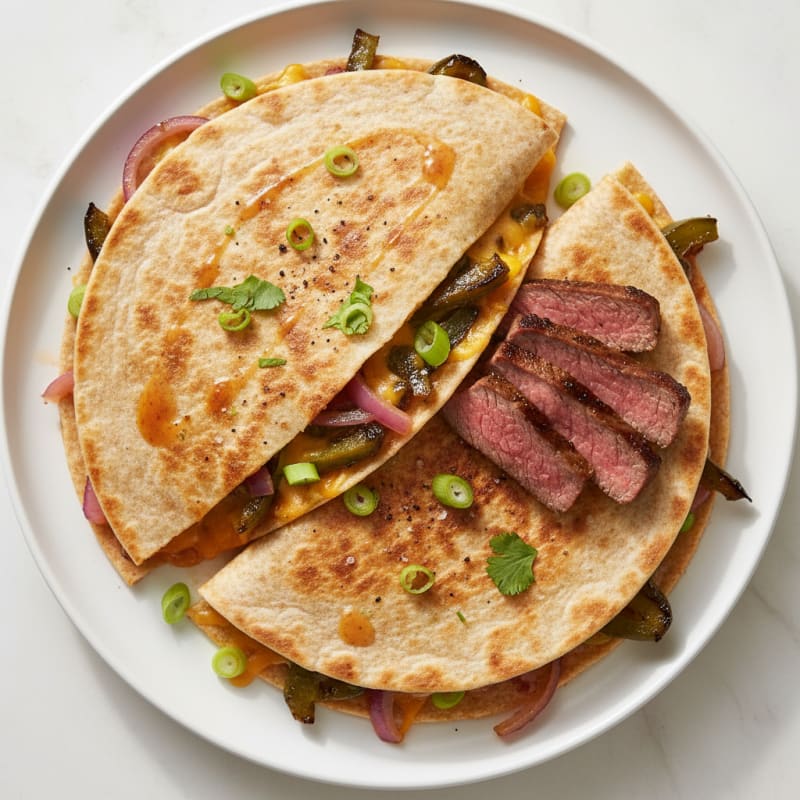 Steak and Poblano Quesadillas