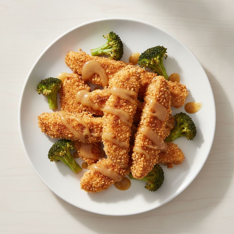 Buttermilk Fried Chicken with Honey-Mustard Glaze