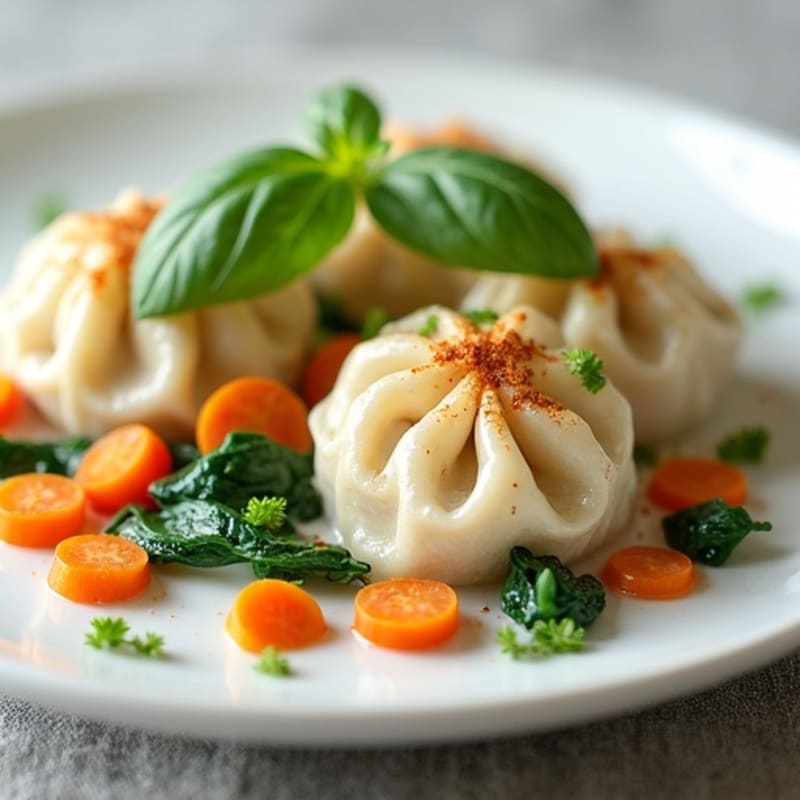 Creamy Herb Chicken and Vegetable Dumplings