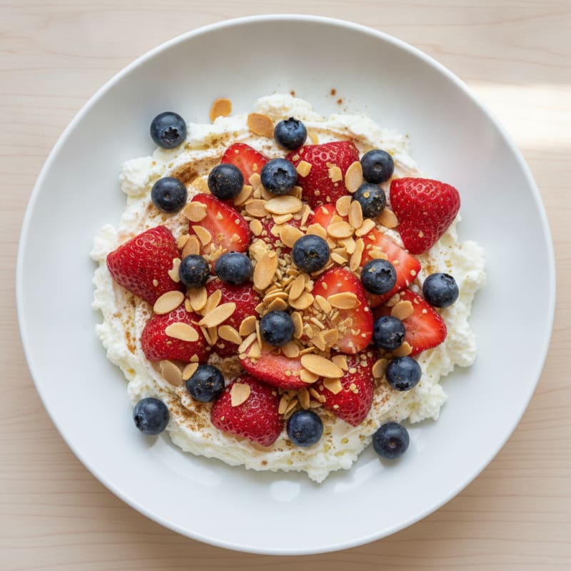 Cottage Cheese with Summer Berries