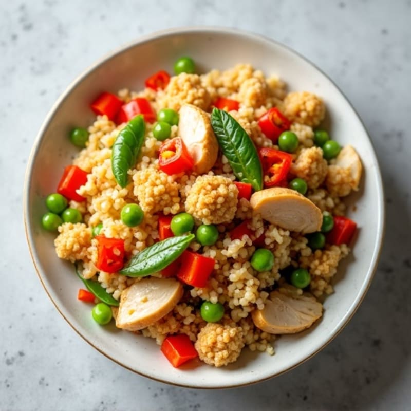 Cauliflower Rice Chicken Stir-Fry
