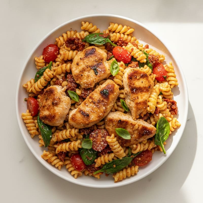 Sun-Dried Tomato Pesto Chicken Pasta