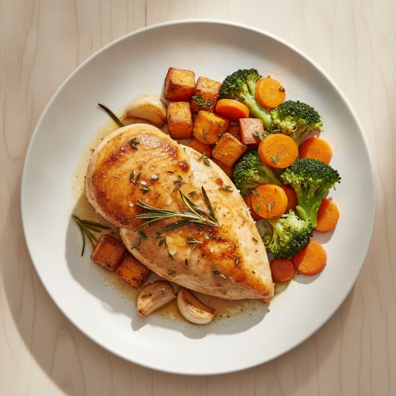 Garlic Herb Roasted Chicken