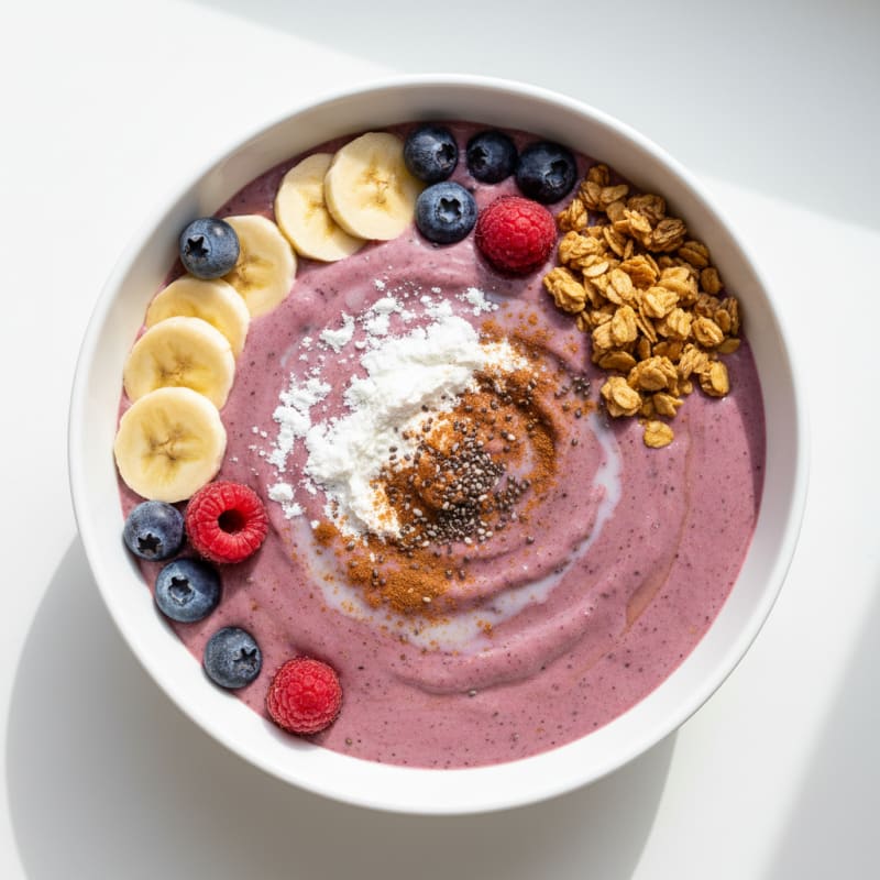 Berry Banana Protein Power Smoothie