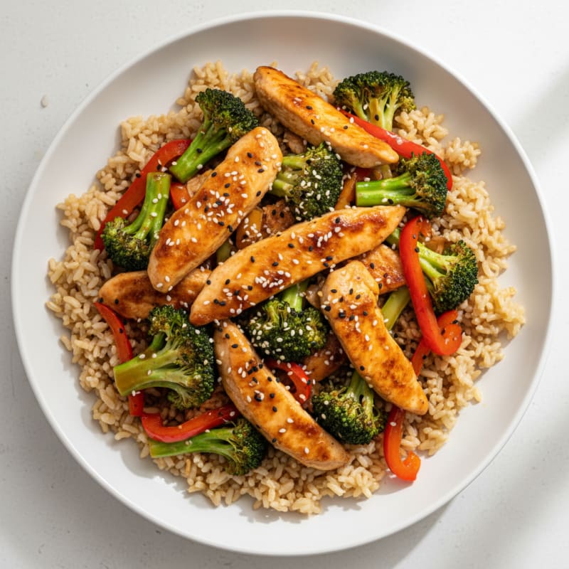 Teriyaki Chicken and Broccoli Stir-Fry