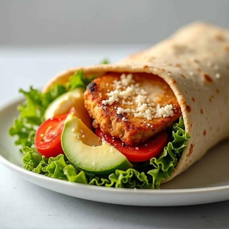 Crispy Chicken Caesar Wrap