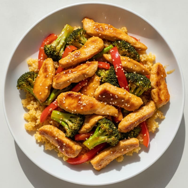 Orange Glazed Chicken Stir-Fry