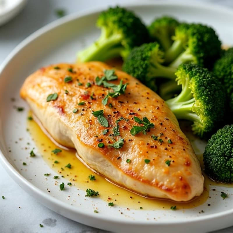 Sheet Pan Lemon Herb Chicken with Roasted Broccoli