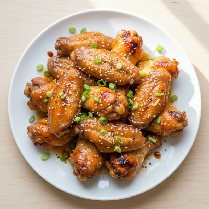 Baked Honey-Garlic Chicken Wings
