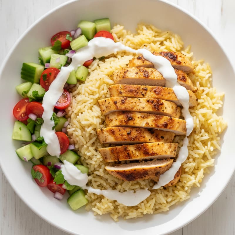 Chicken Shawarma Rice Bowl