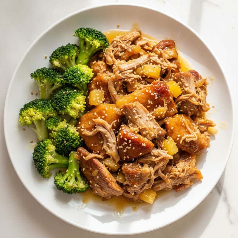 Sweet and Savory Slow Cooker Pork