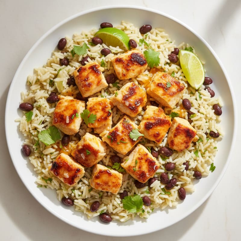 Mojo Chicken with Cilantro-Lime Rice