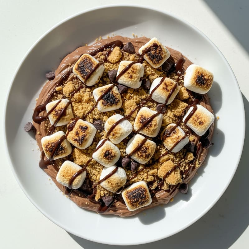 Toasted Marshmallow Chocolate Graham Delight