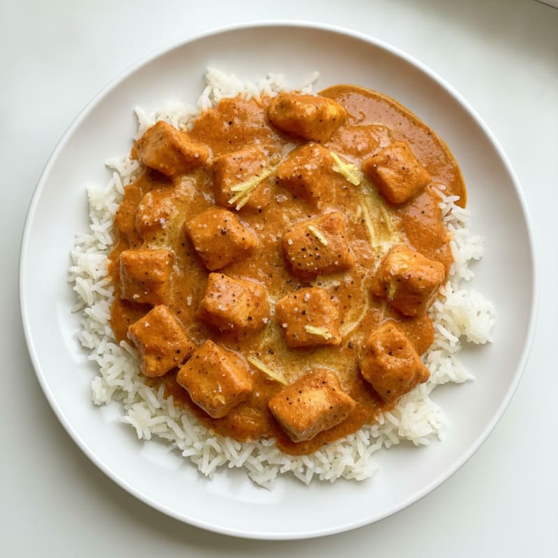 Spiced Butter Chicken with Basmati Rice