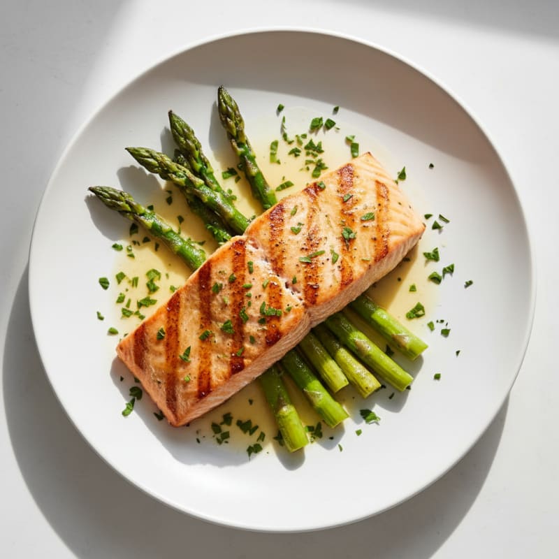 Golden Lemon-Herb Grilled Salmon