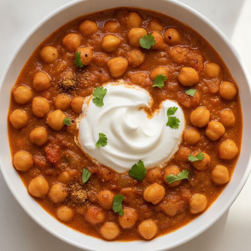 Spiced Chickpea and Tomato Curry