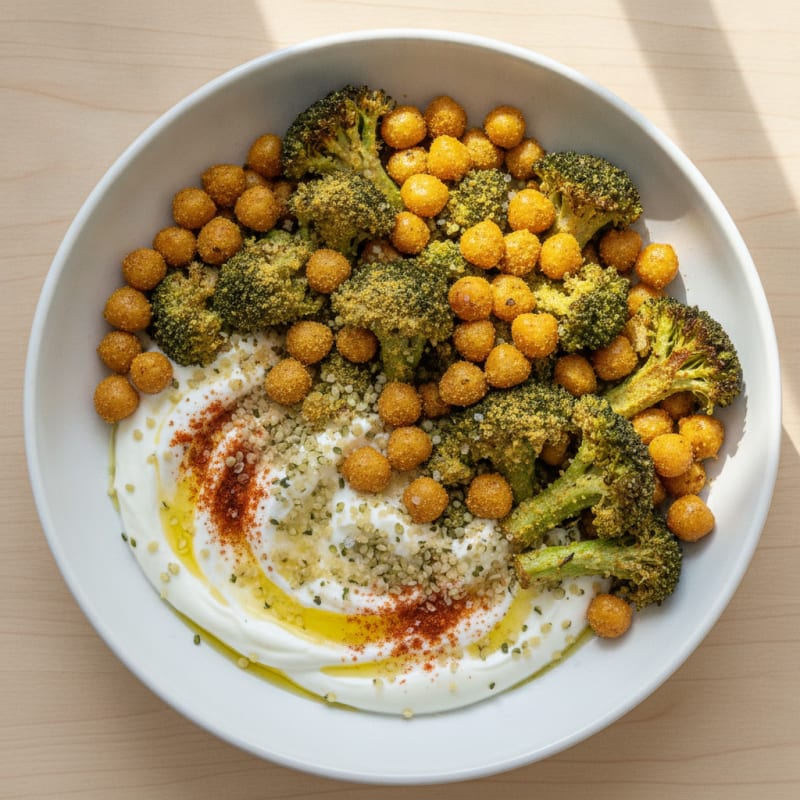 Roasted Chickpea and Veggie Power Bowl
