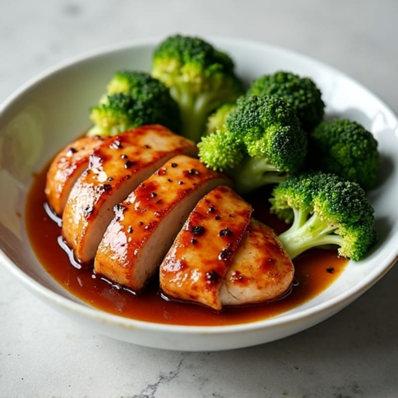 Sticky Teriyaki Chicken with Roasted Broccoli