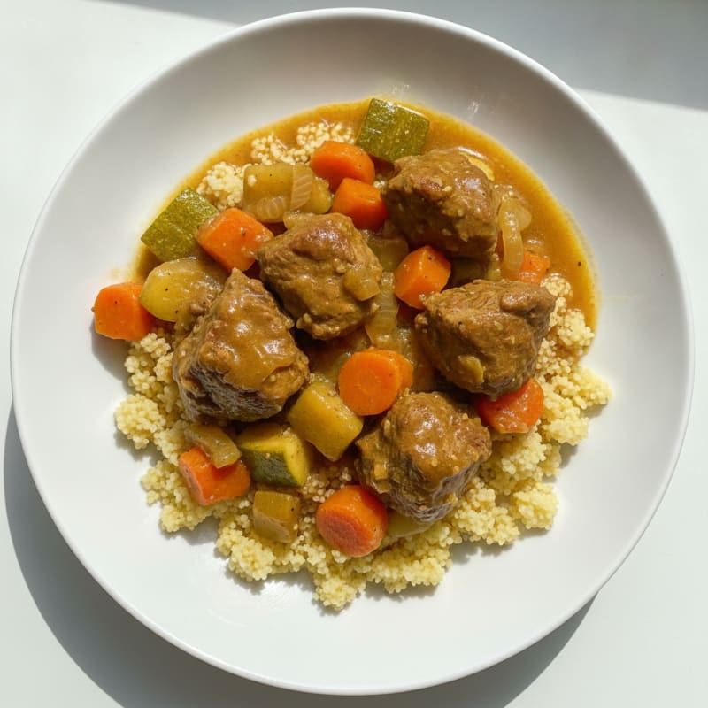 Moroccan Lamb Tagine with Couscous