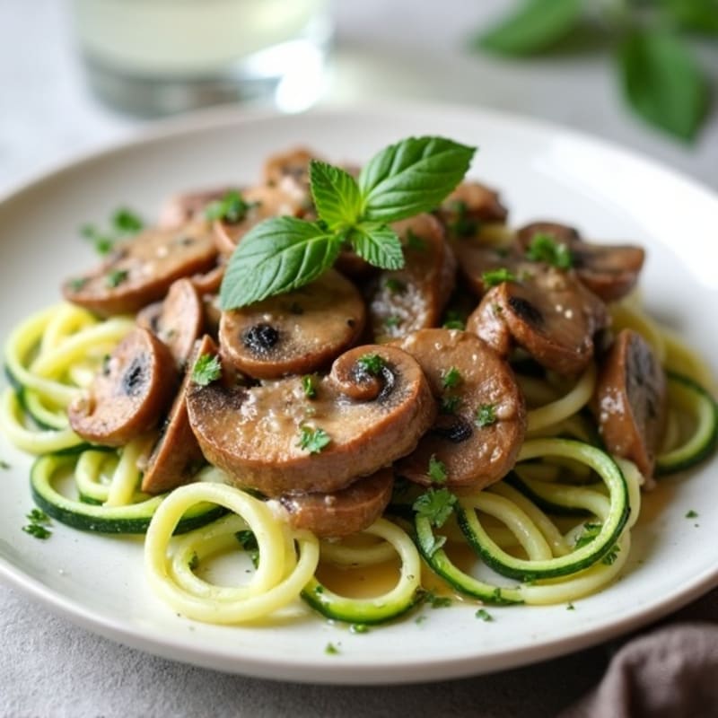 Healthy Beef Stroganoff with Mushrooms