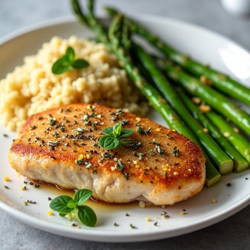 Herb-Crusted Pan Seared Chicken Breast