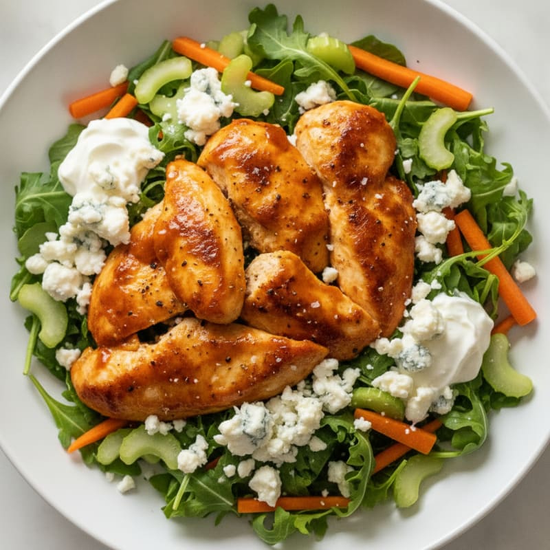Buffalo Chicken Salad with Blue Cheese