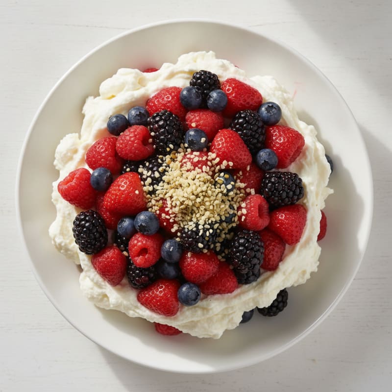 Creamy Greek Yogurt Protein Parfait with Mixed Berries
