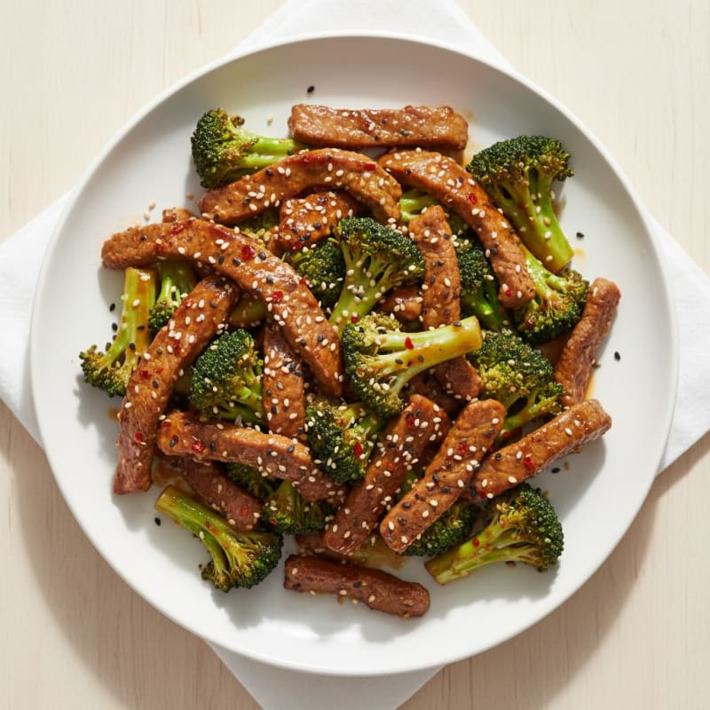 Tender Sesame Beef and Broccoli Stir-Fry