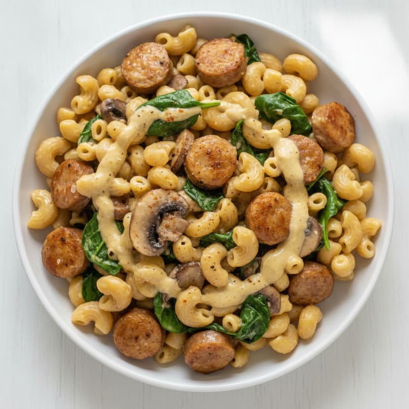 Chicken Sausage Homestyle Noodle Skillet