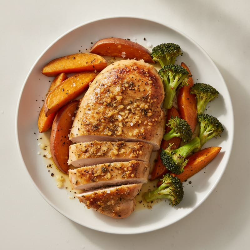 Garlic Herb Roasted Chicken
