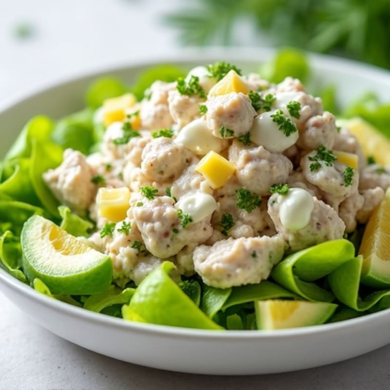 Creamy Lemon-Herb Tuna Salad with Crunchy Celery