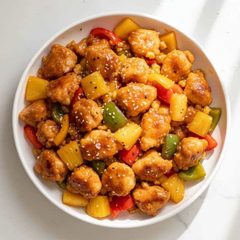 Crispy Sweet and Sour Chicken Stir-Fry