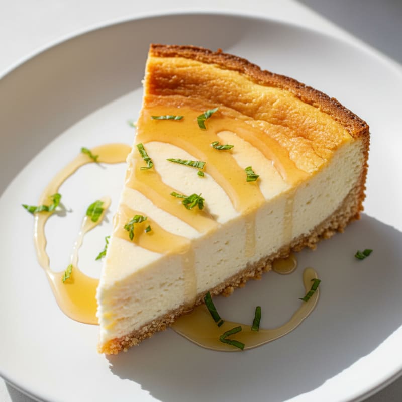 Creamy Greek Yogurt Protein Cheesecake