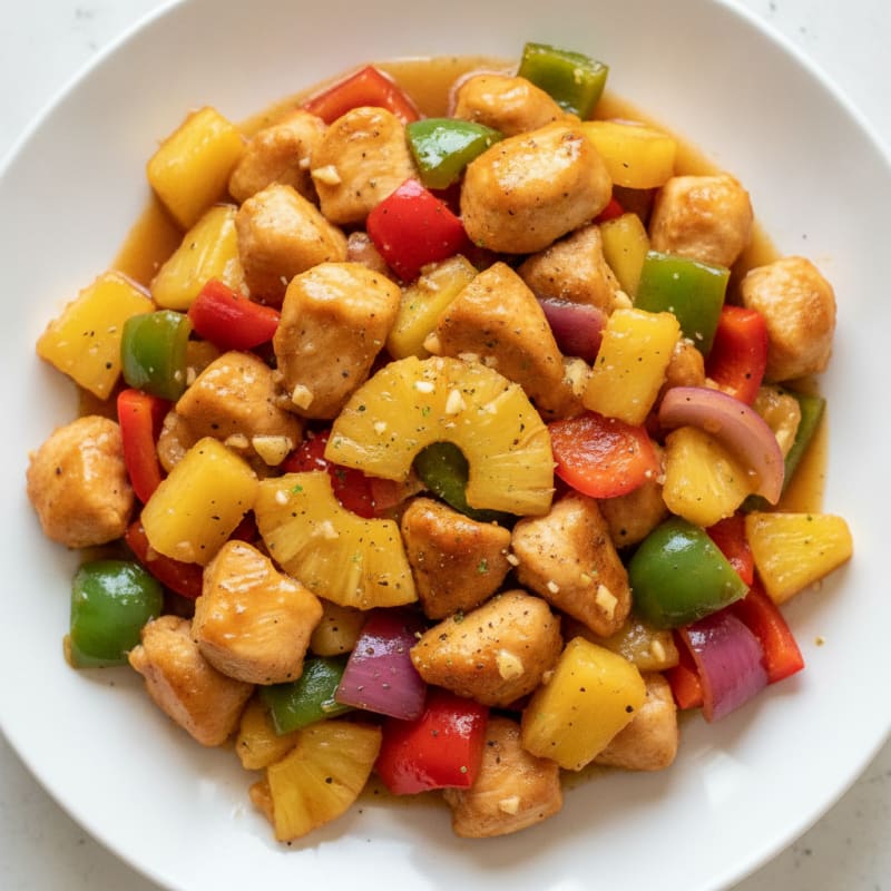 Sweet and Sour Chicken with Pineapple