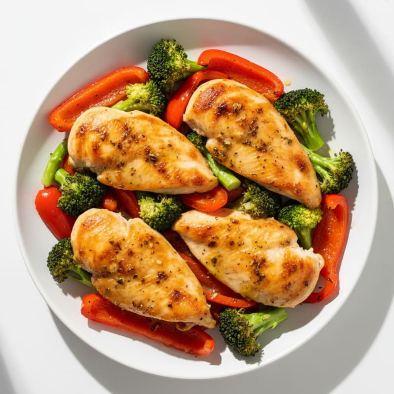 Sheet Pan Lemon Herb Chicken and Veggies