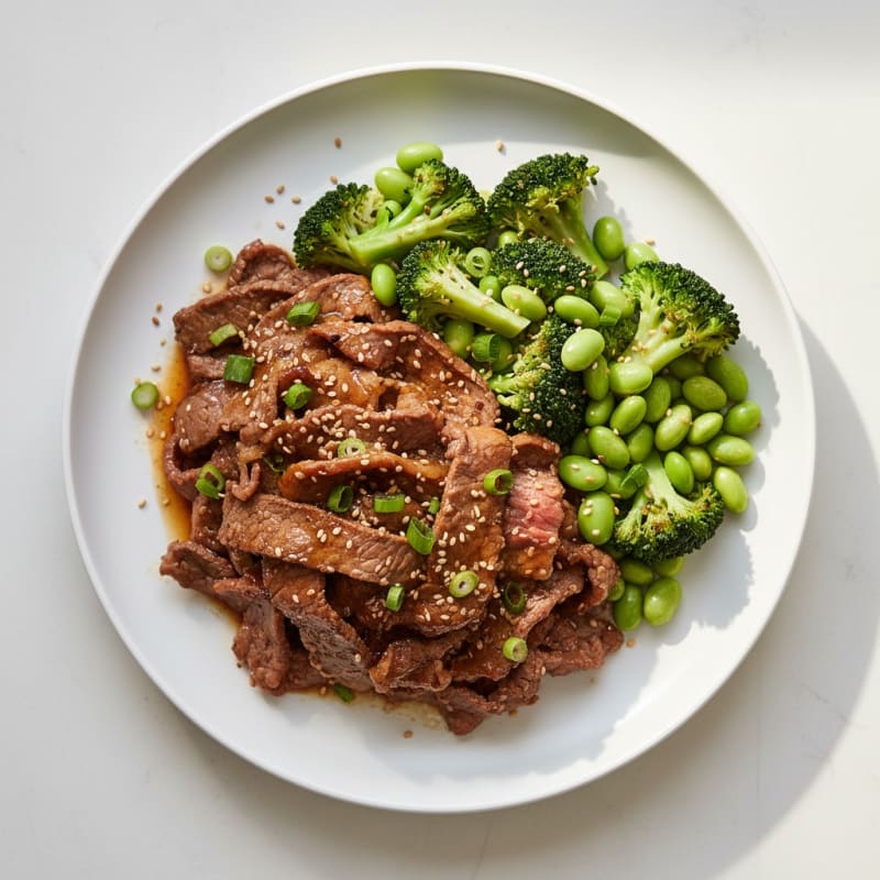 Tender Sesame-Ginger Beef Bulgogi