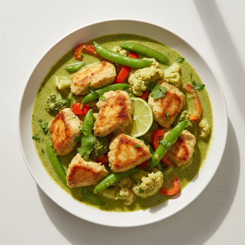 Creamy Thai Green Curry Chicken