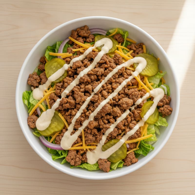 Big Mac Protein Bowl