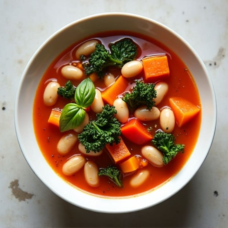 Hearty Italian Vegetable and White Bean Soup