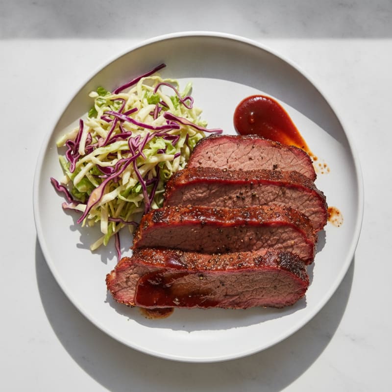 Slow-Smoked Texas Brisket with BBQ Glaze
