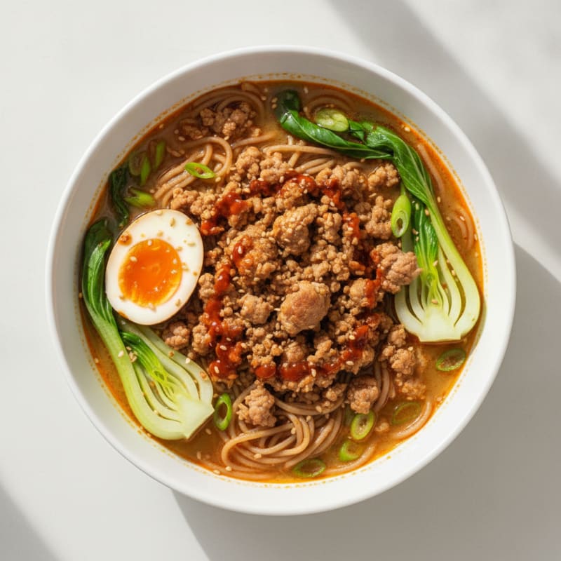 Spicy Pork Ramen Bowl