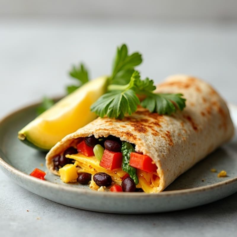 Protein-Packed Egg White Breakfast Burrito