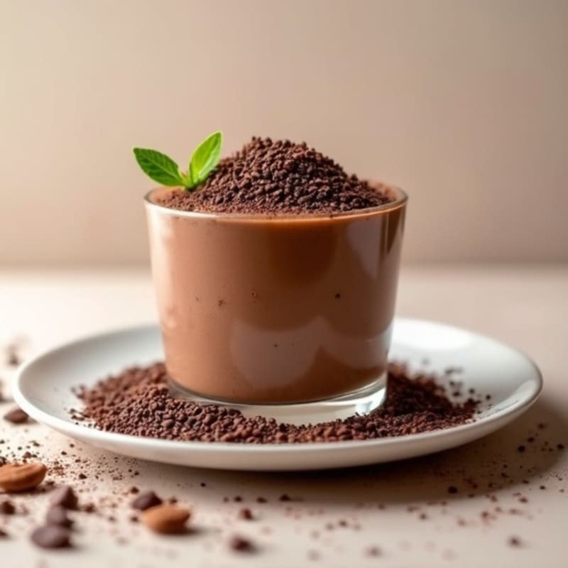 Chocolate Protein Pudding with Chia Seeds
