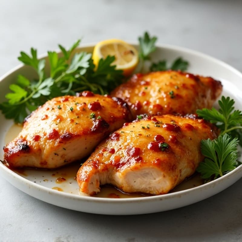 Honey-Garlic Pan Seared Chicken Thighs