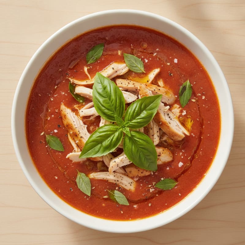 Roasted Tomato Basil Soup