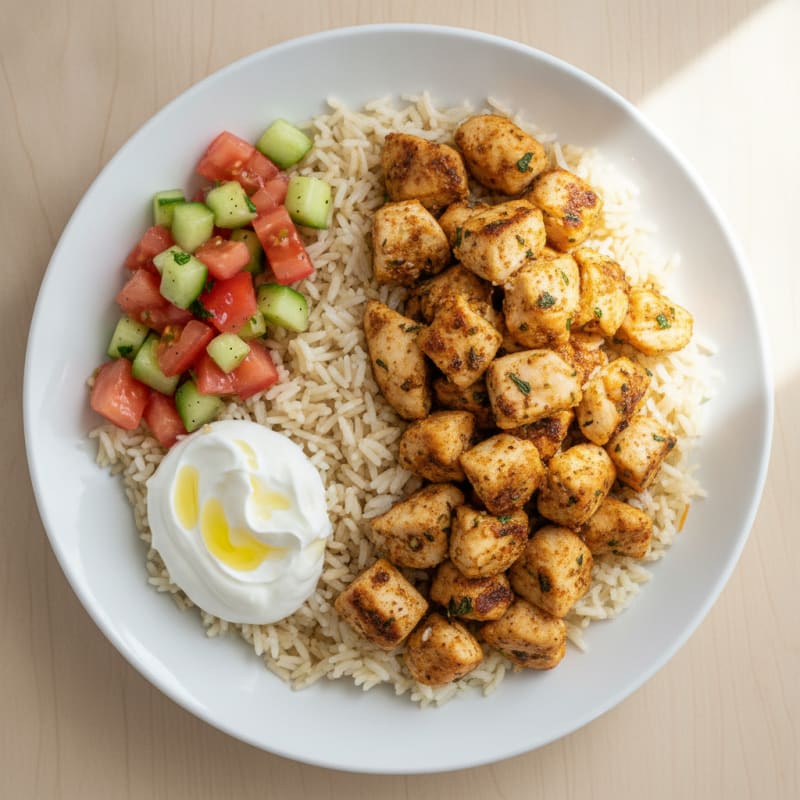 Chicken Shawarma Rice Bowl
