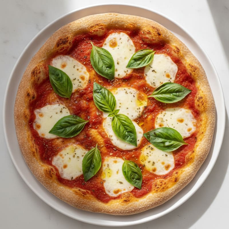 Classic Margherita Pizza with Fresh Basil