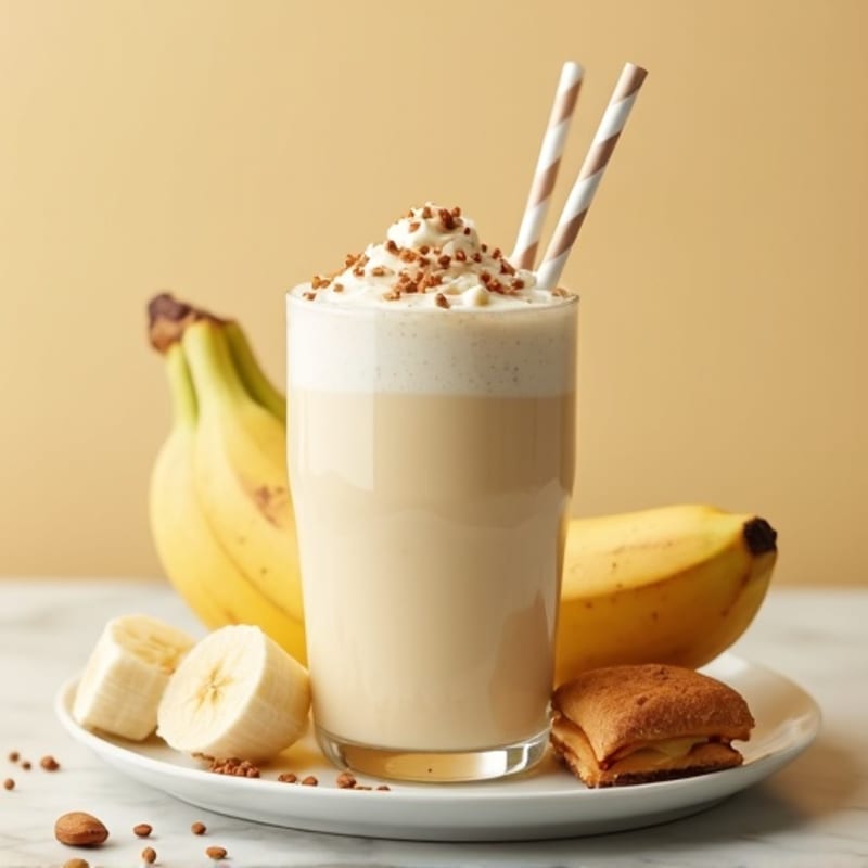 Creamy Vanilla-Almond Protein Smoothie